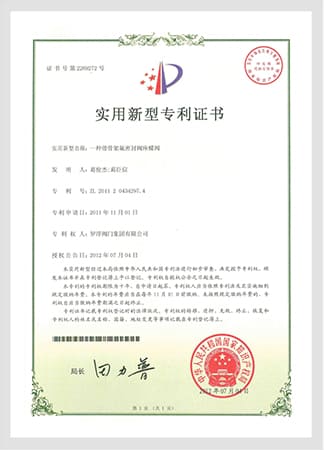 Fluorine Butterfly Valve with Framework